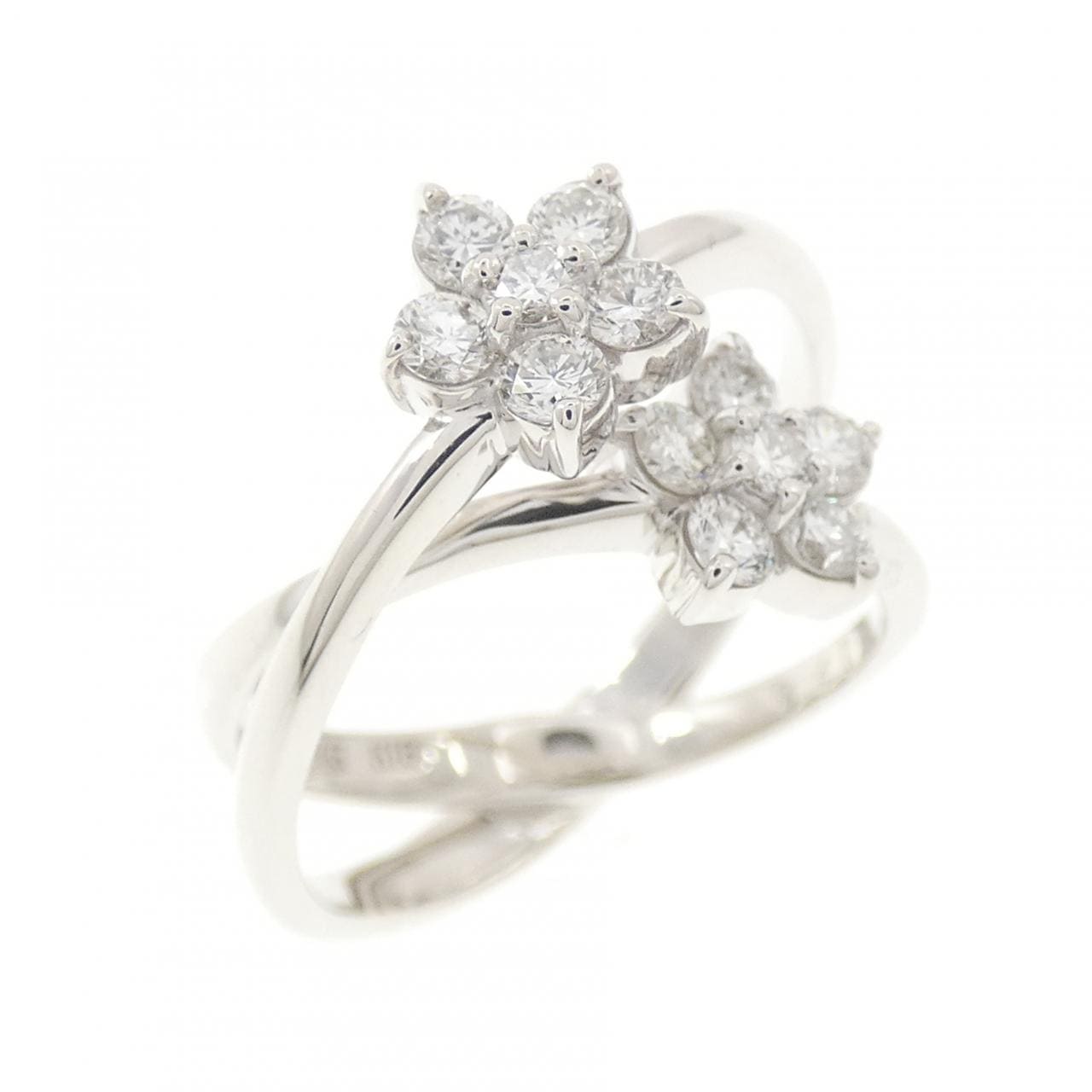 ポンテヴェキオ フラワー ダイヤモンド リング 0.41CT