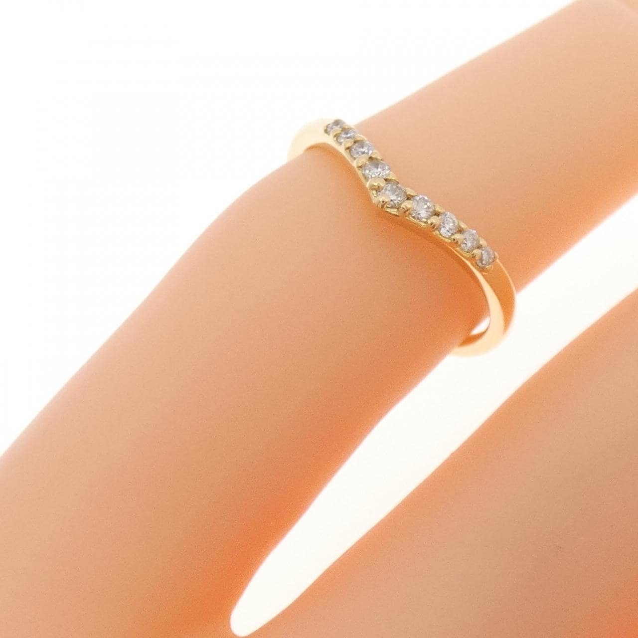 KUMIKYOKU Diamond Pinky Ring 0.07CT