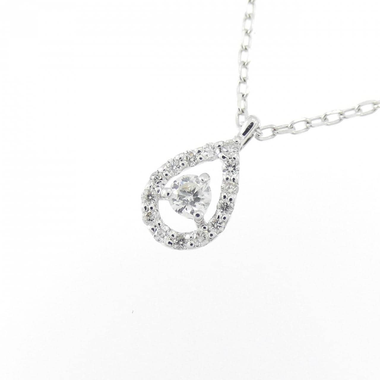 K10WG ダイヤモンド ネックレス