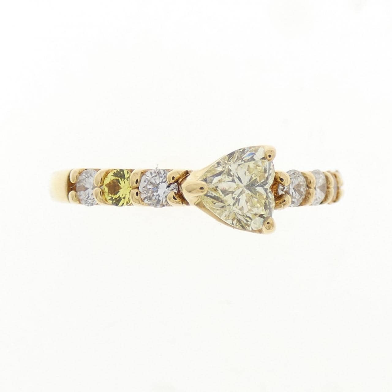 Sirena Azzurro心形鑽石戒指 0.318CT