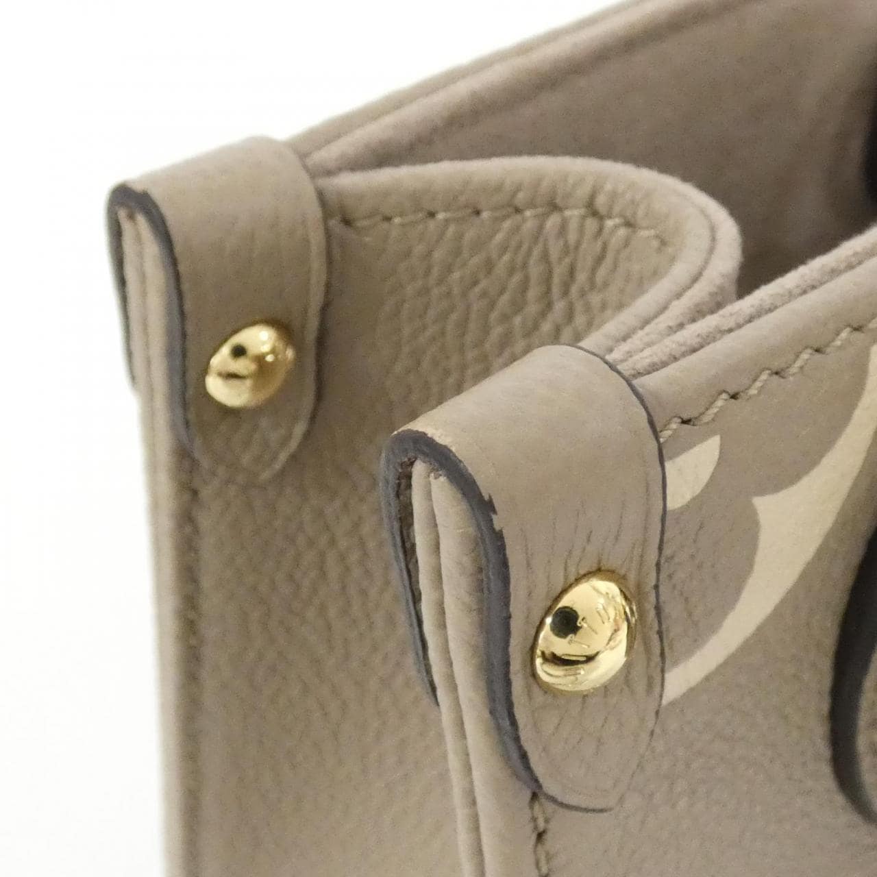 LOUIS VUITTON Bicolor Monogram Empreinte On The Go BB M47054 Bag