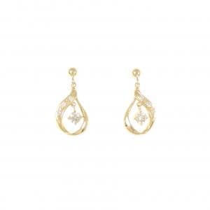 K18YG ダイヤモンド ピアス 0.20CT