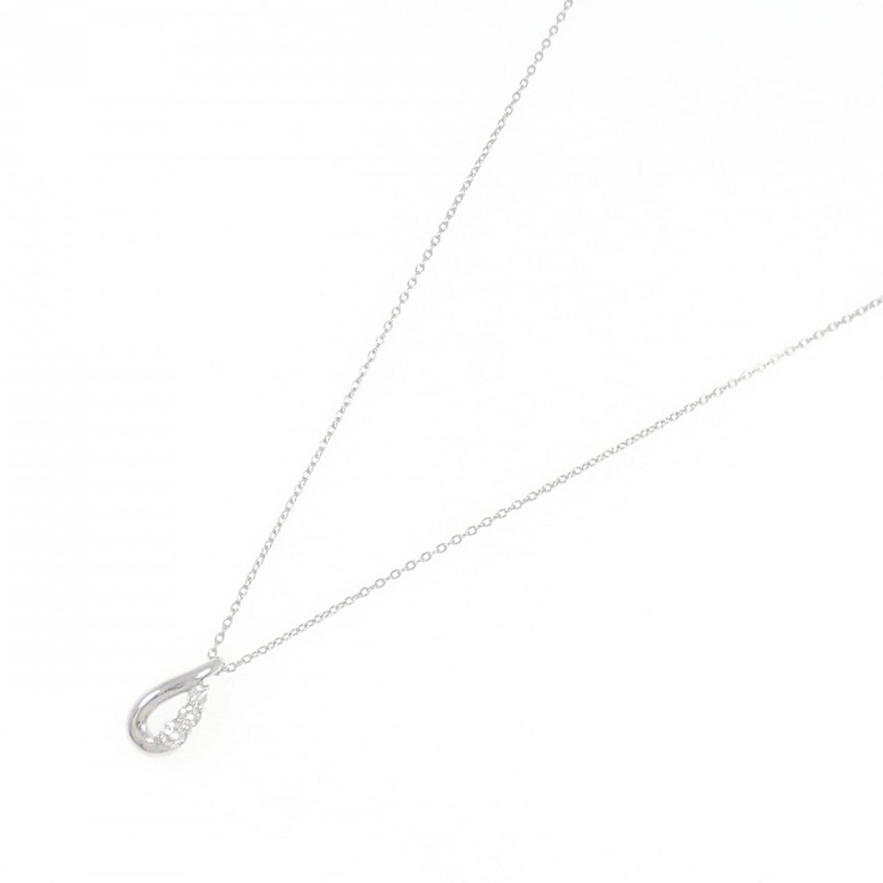 K18WG Diamond necklace