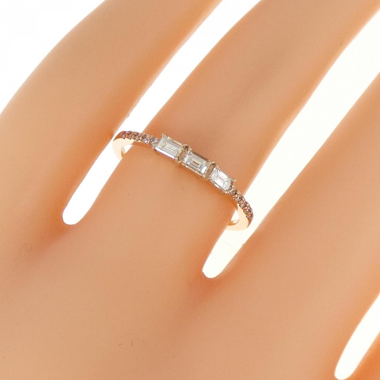 [新品] K18PG鑽石0.32CT