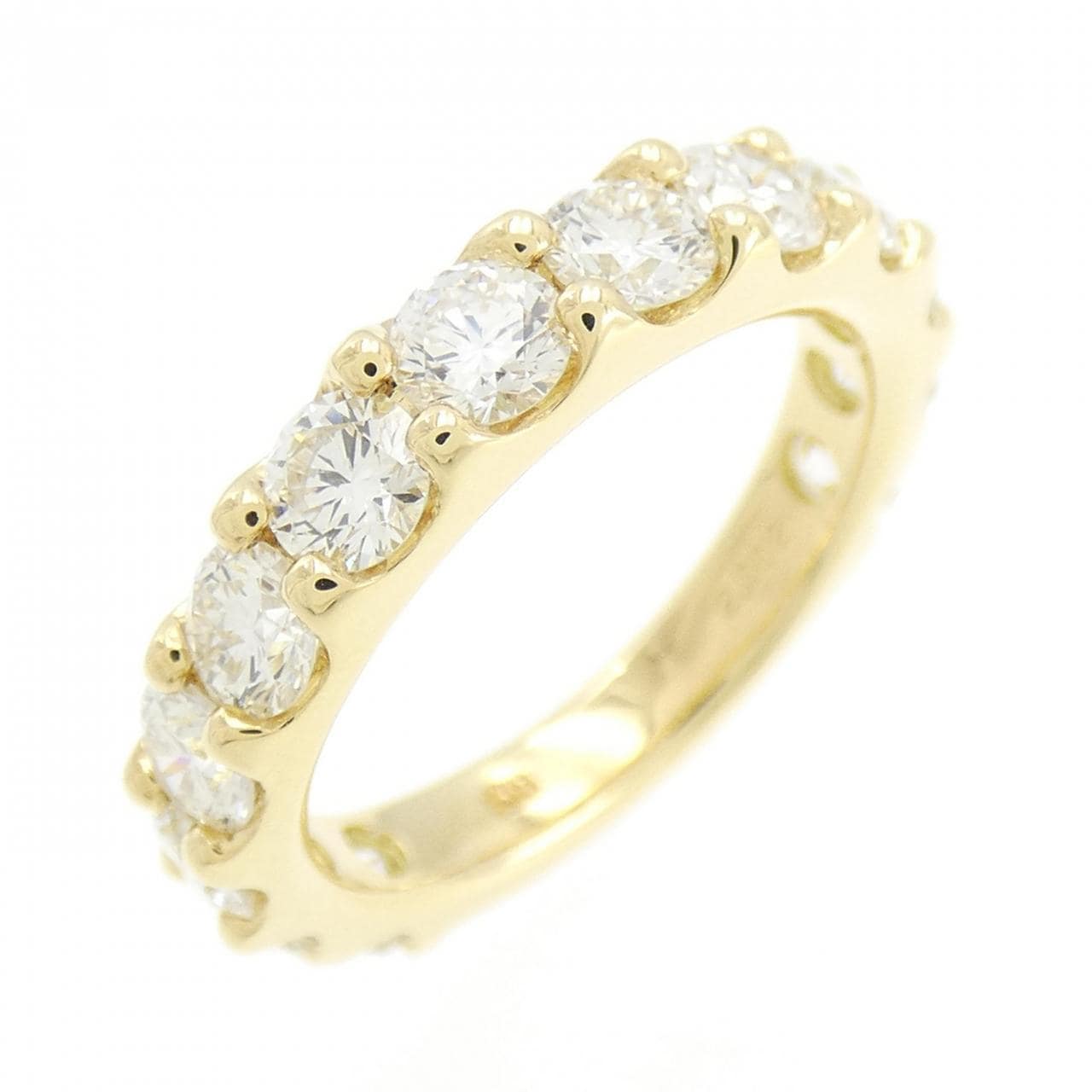 【新品】K18YG ダイヤモンド リング 2.002CT F VS2-SI1 VG-GOOD