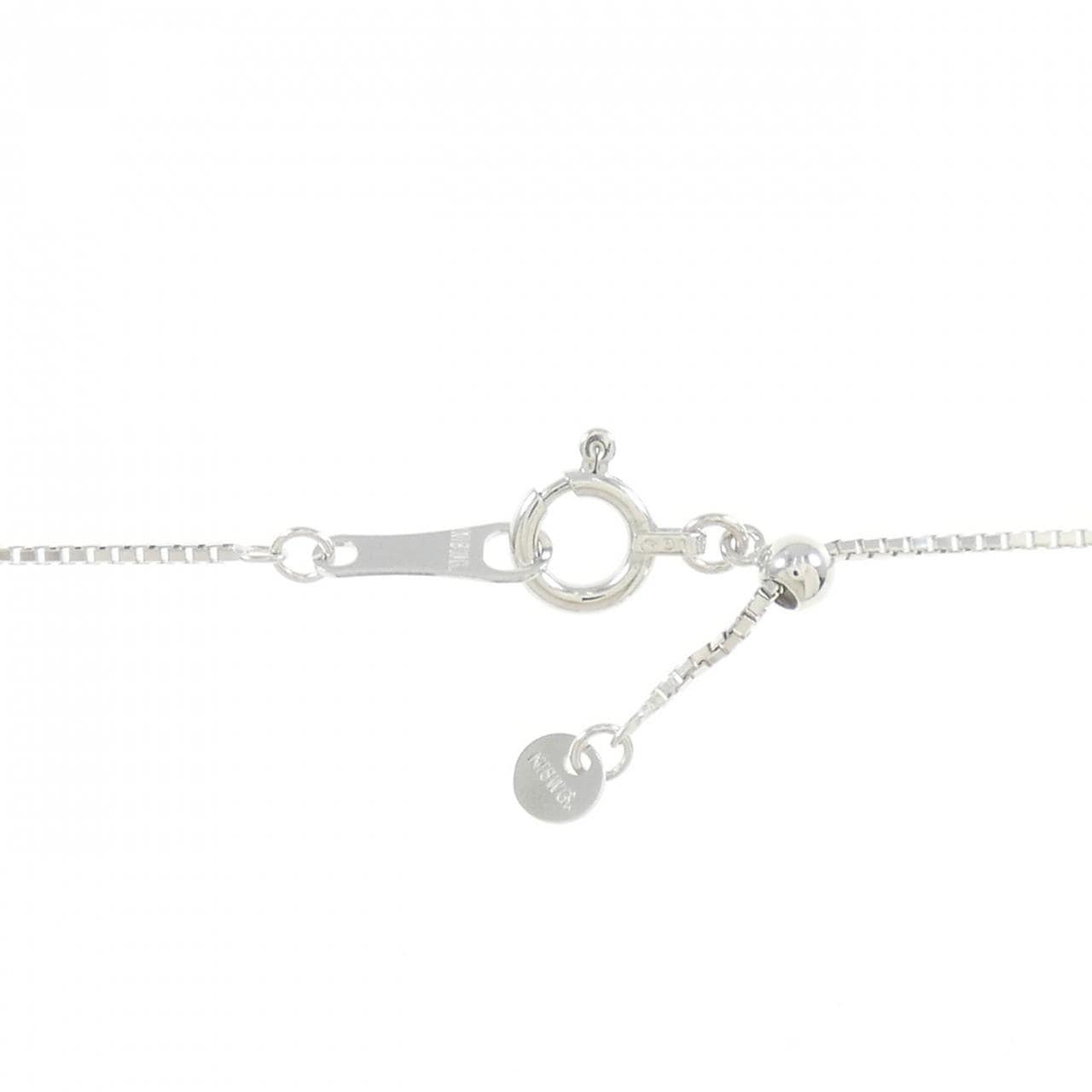 K18WG ダイヤモンド ネックレス 0.379CT