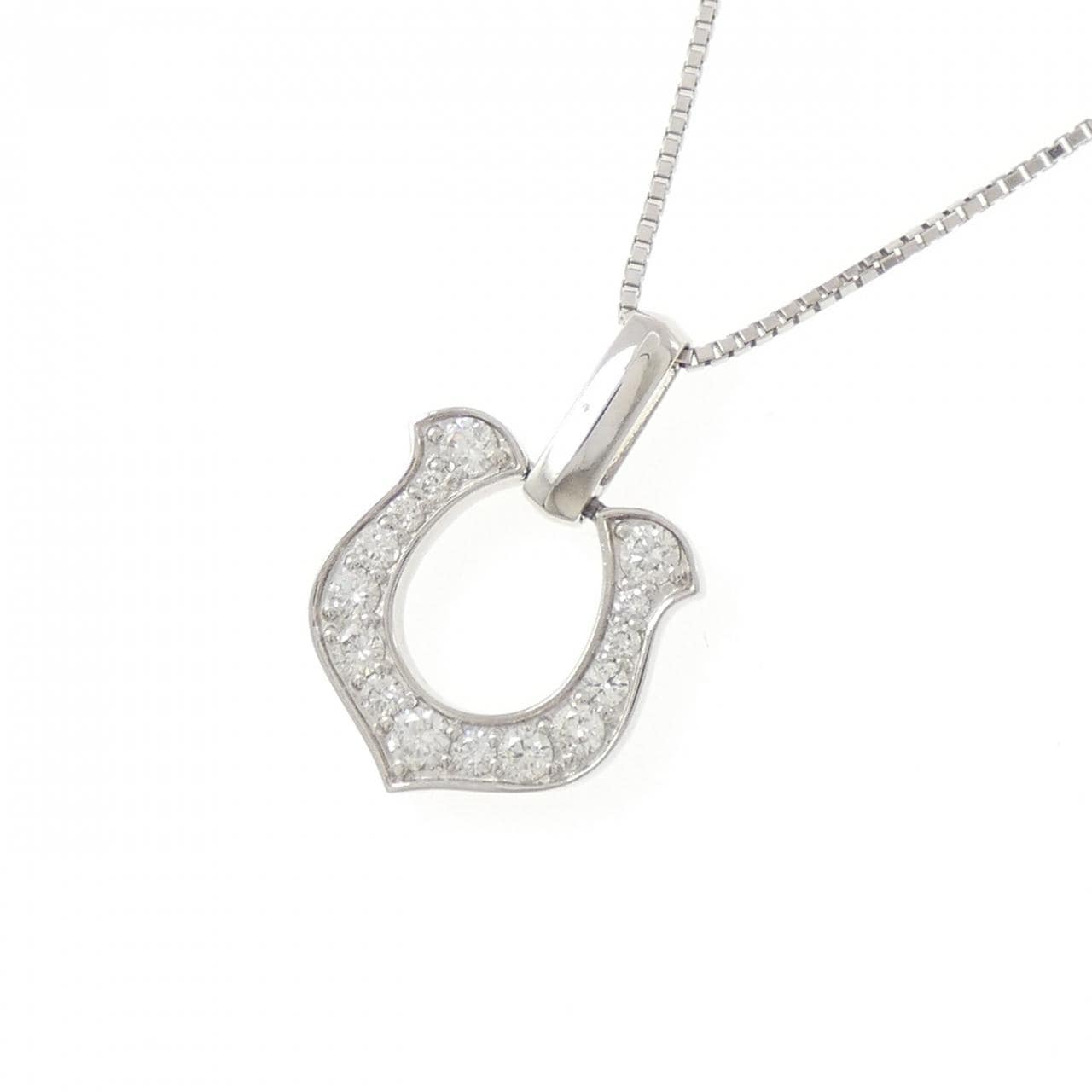 PT900/PT850 ダイヤモンド ネックレス 0.64CT