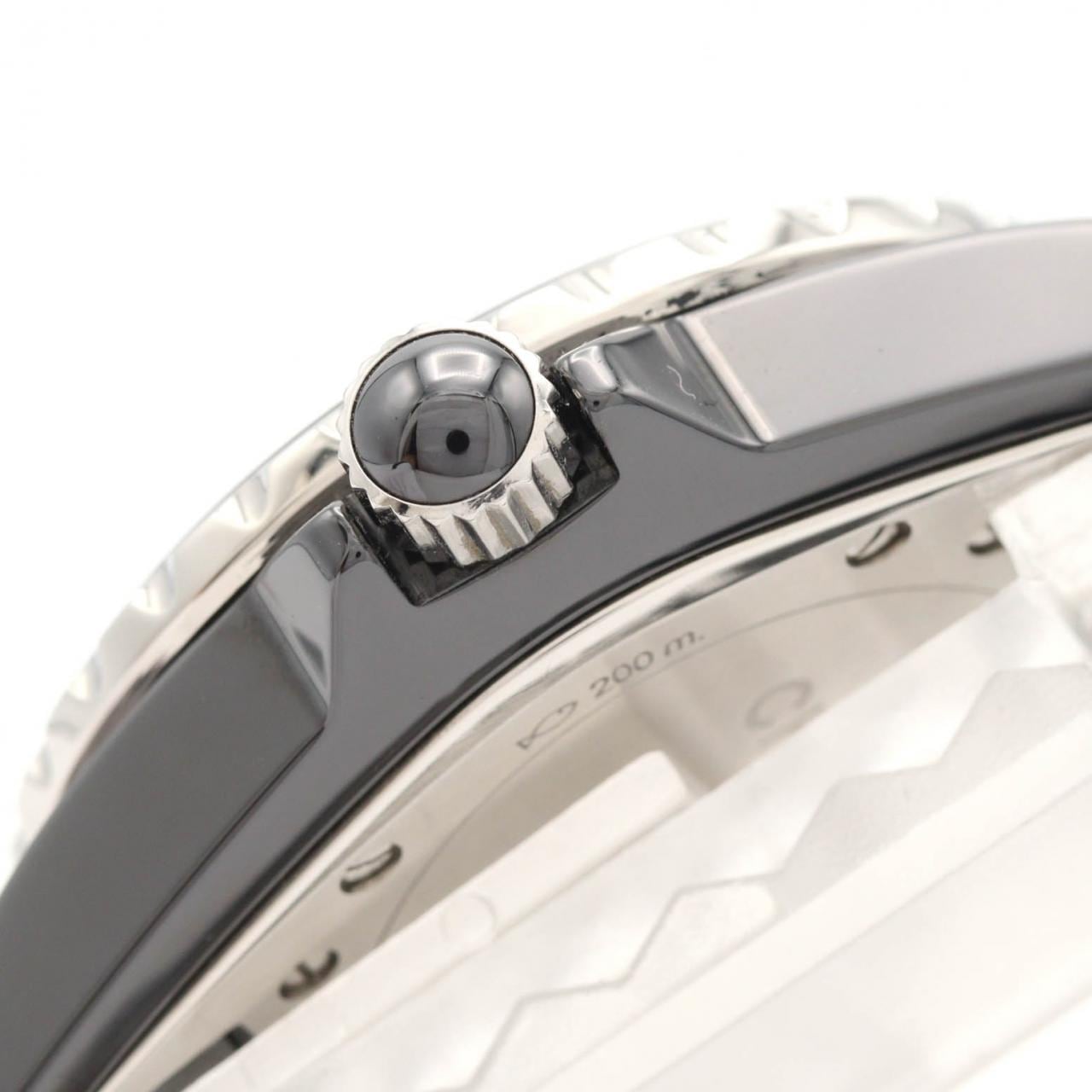 シャネル J12 33mmセラミック･12P H1625 セラミック クォーツ