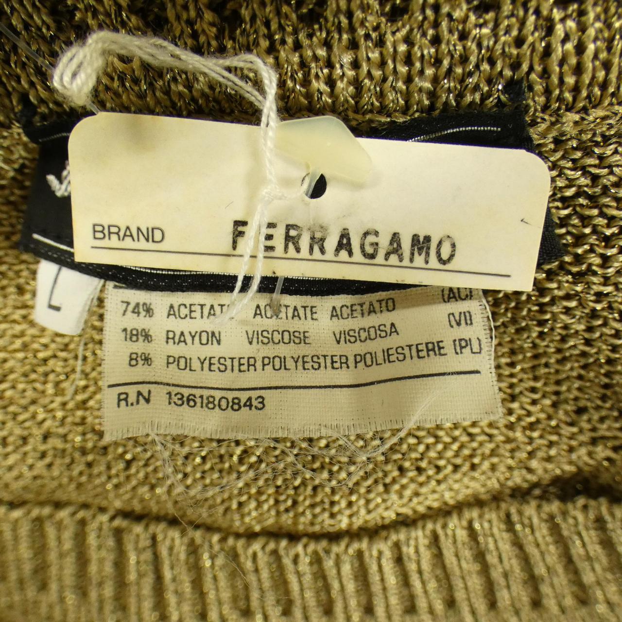 【ヴィンテージ】サルヴァトーレフェラガモ SALVATORE FERRAGAMO ニット