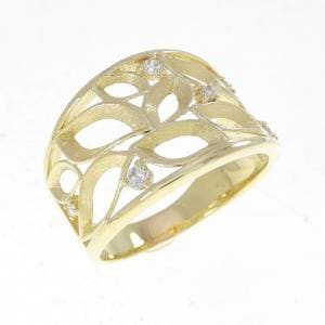 K18YG ダイヤモンド リング 0.13CT