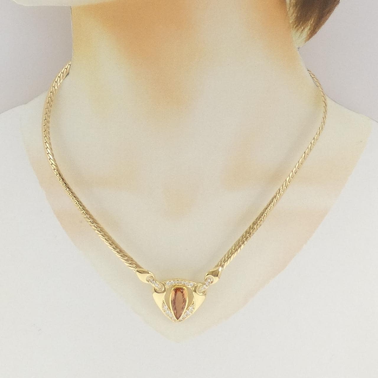 ミキモト インペリアルトパーズ ネックレス 5.06CT