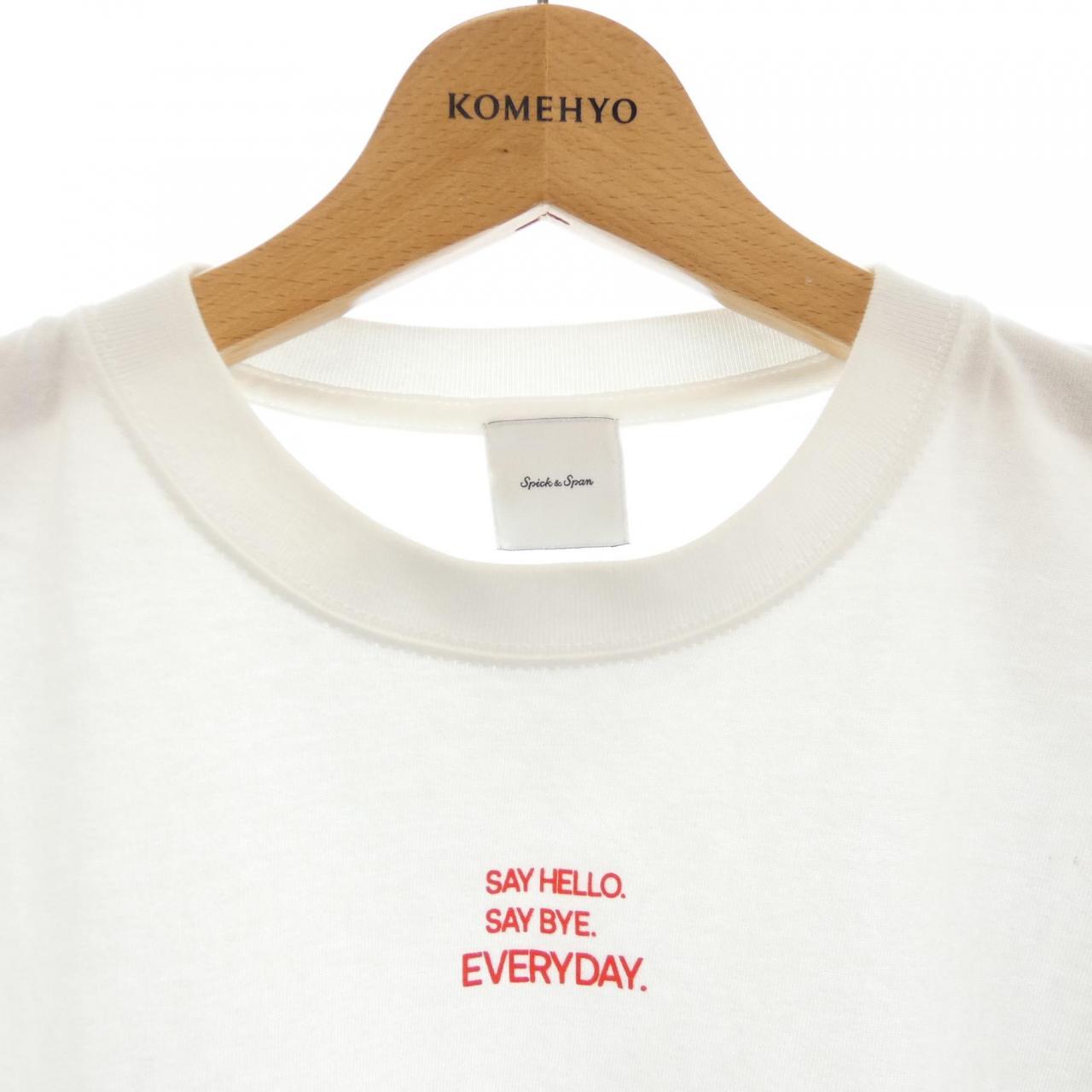 スピックアンドスパン SPICK & SPAN Tシャツ