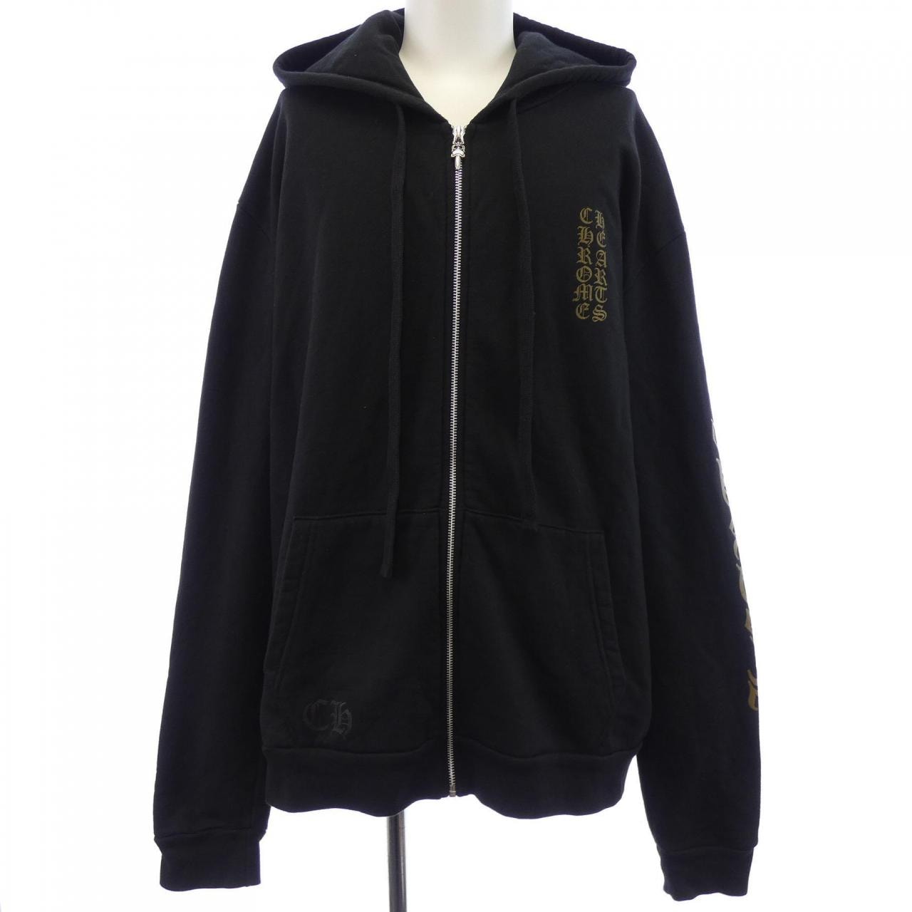 クロムハーツ CHROME HEARTS ヴァーティカルロゴ VERTICAL LOGO 408011873******01V パーカー