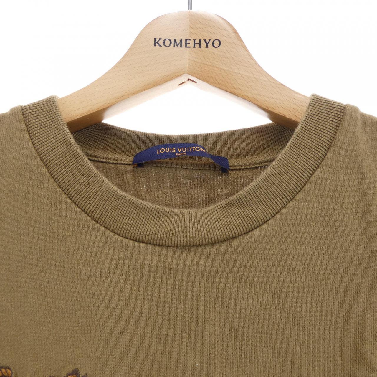 ルイヴィトン LOUIS VUITTON エンブロイダードシグネチャーコットンTシャツ HRY89WNPL Tシャツ