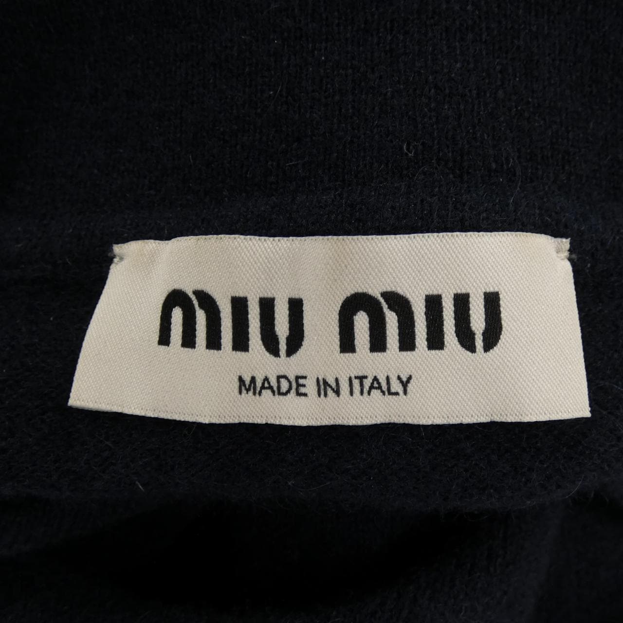 ミュウミュウ MIU MIU カシミヤ ニット ポロシャツ MML896 SOOO 14M3 ポロシャツ