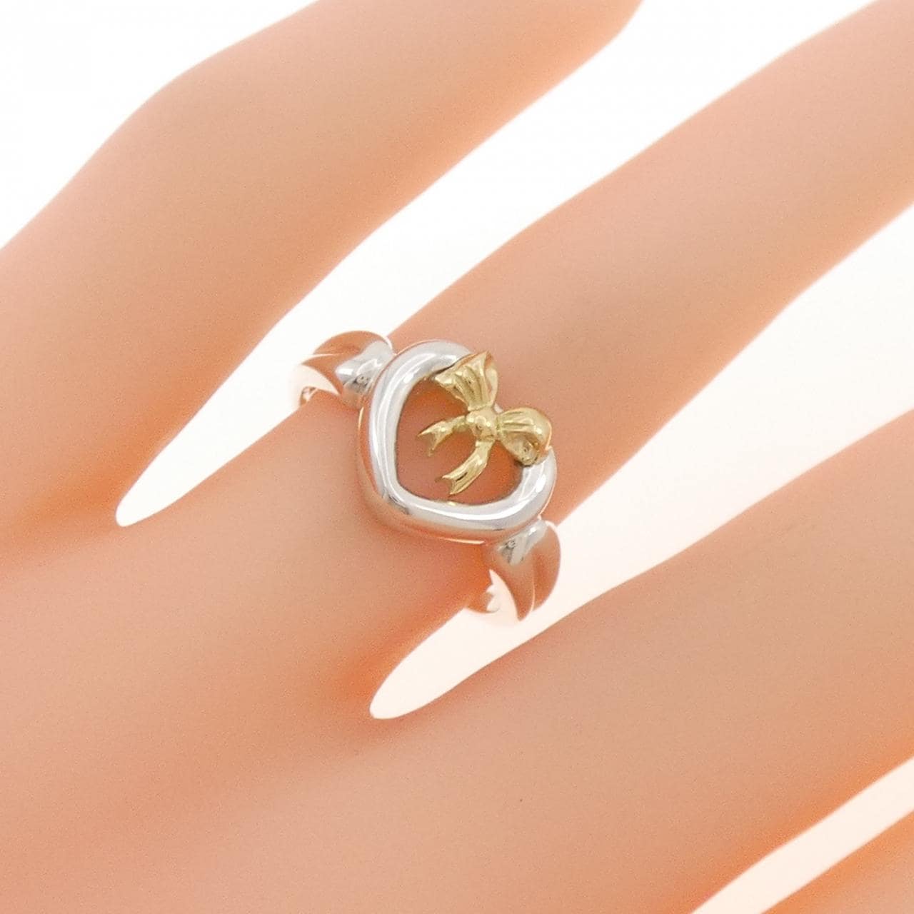 [vintage] TIFFANY 925/750YG ring