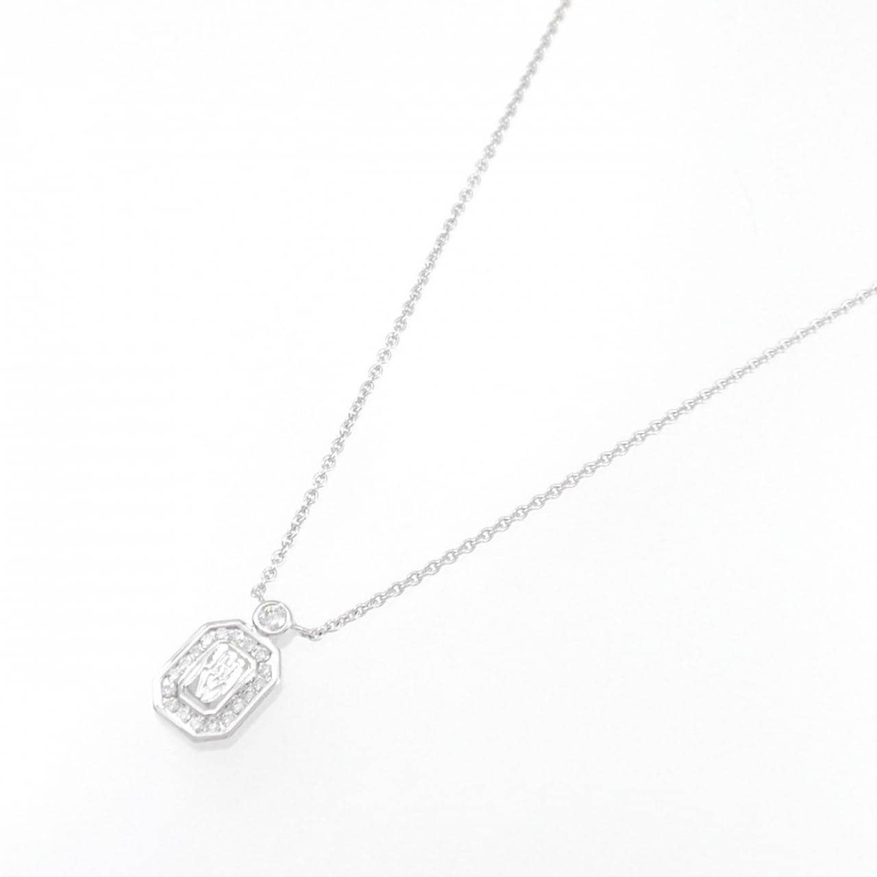 HARRY WINSTON HW logo necklace