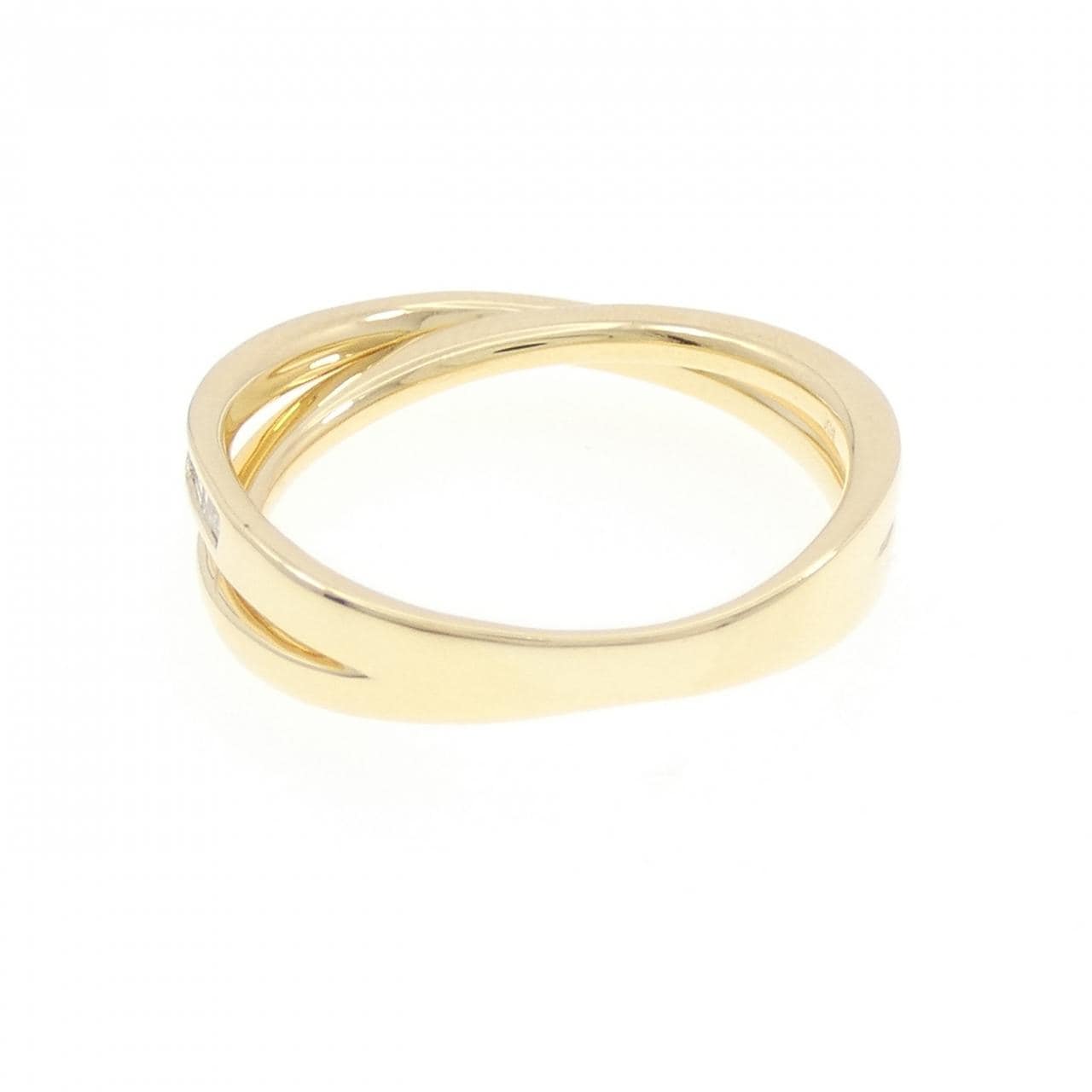 K18YG ダイヤモンド リング 0.35CT