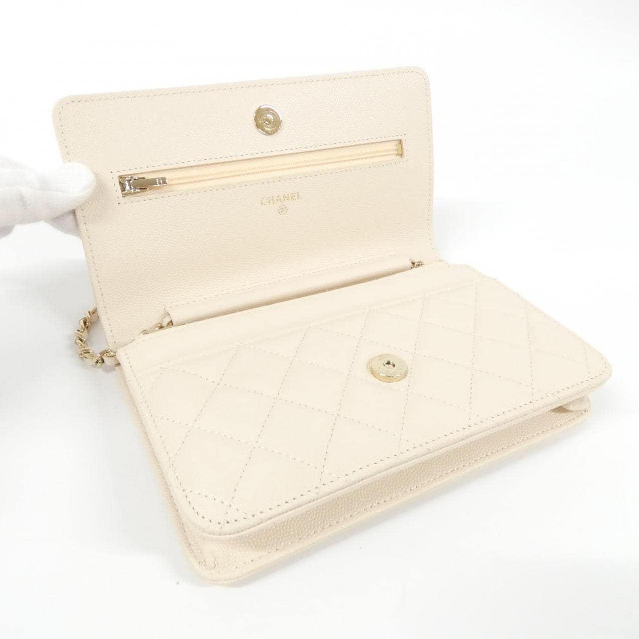 シャネル タイムレスクラシック ライン AP0250 チェーンウォレット