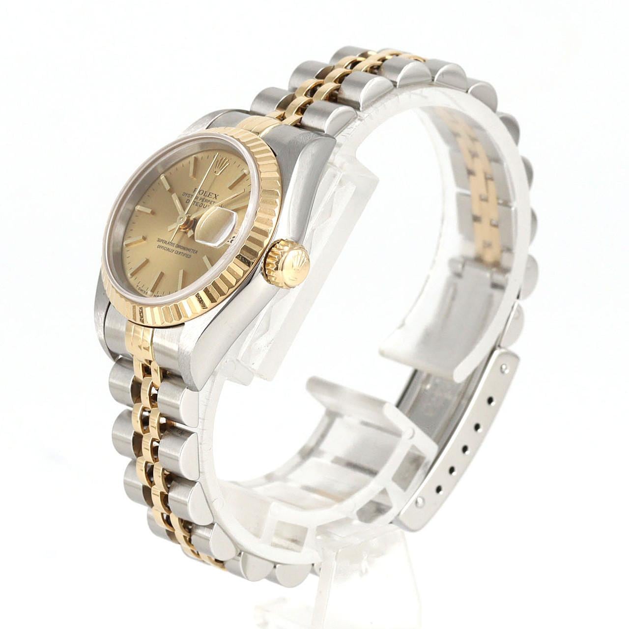 ロレックス デイトジャスト 69173 SSxYG 自動巻 S番