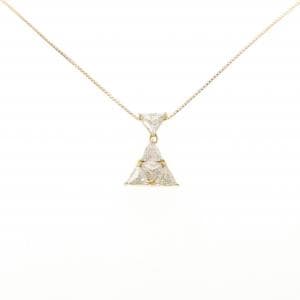 K18YG ダイヤモンド ネックレス 1.01CT
