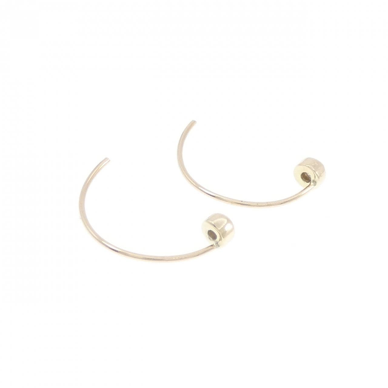 K10YG ダイヤモンド ピアス