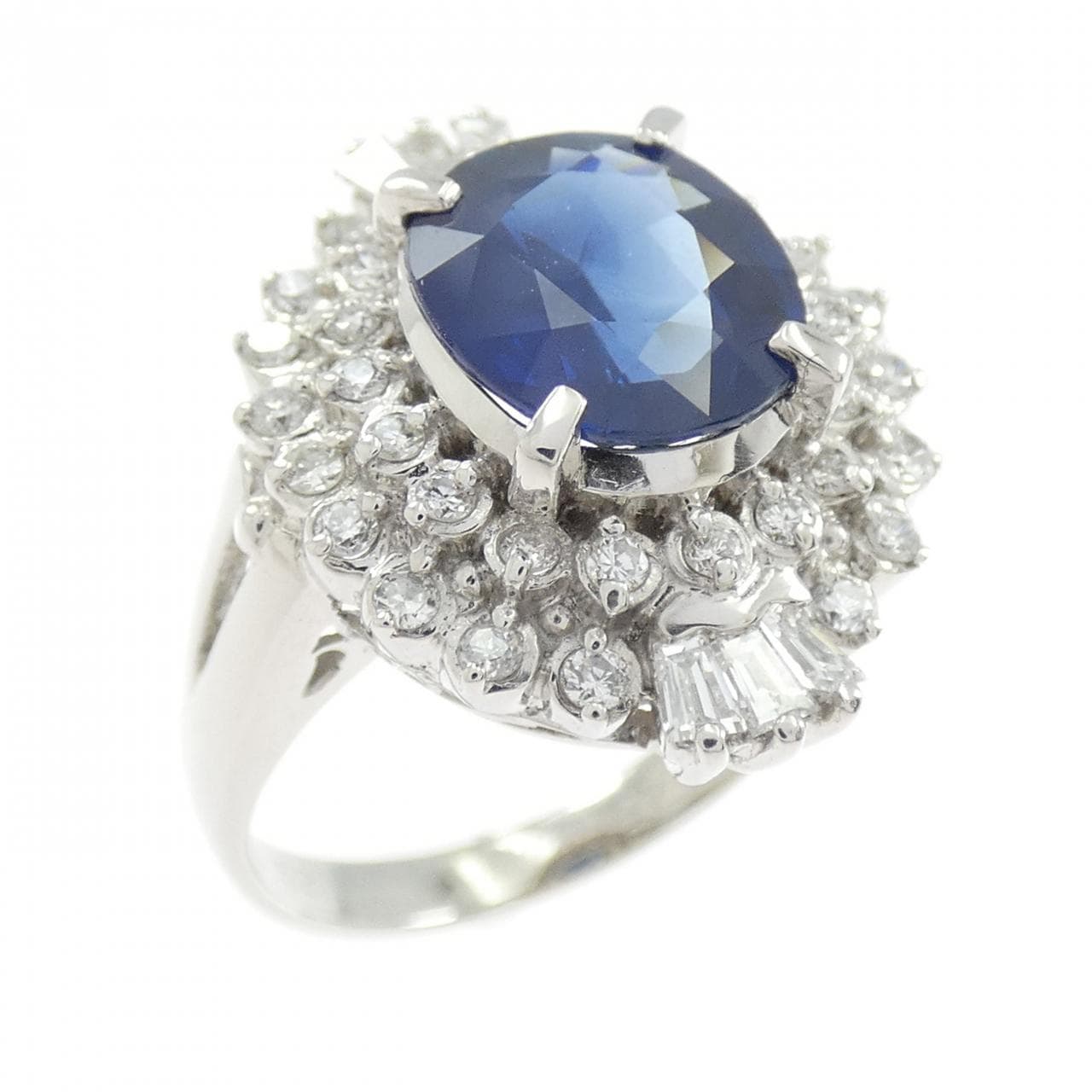 PT900 サファイヤ リング 2.45CT