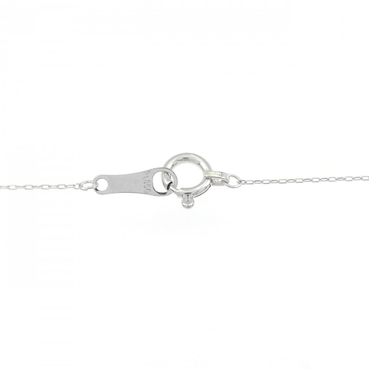 PT900/PT850 ソリティア ダイヤモンド ネックレス 0.11CT