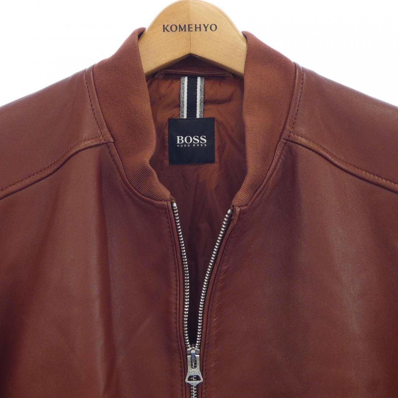 BOSS leather jacket