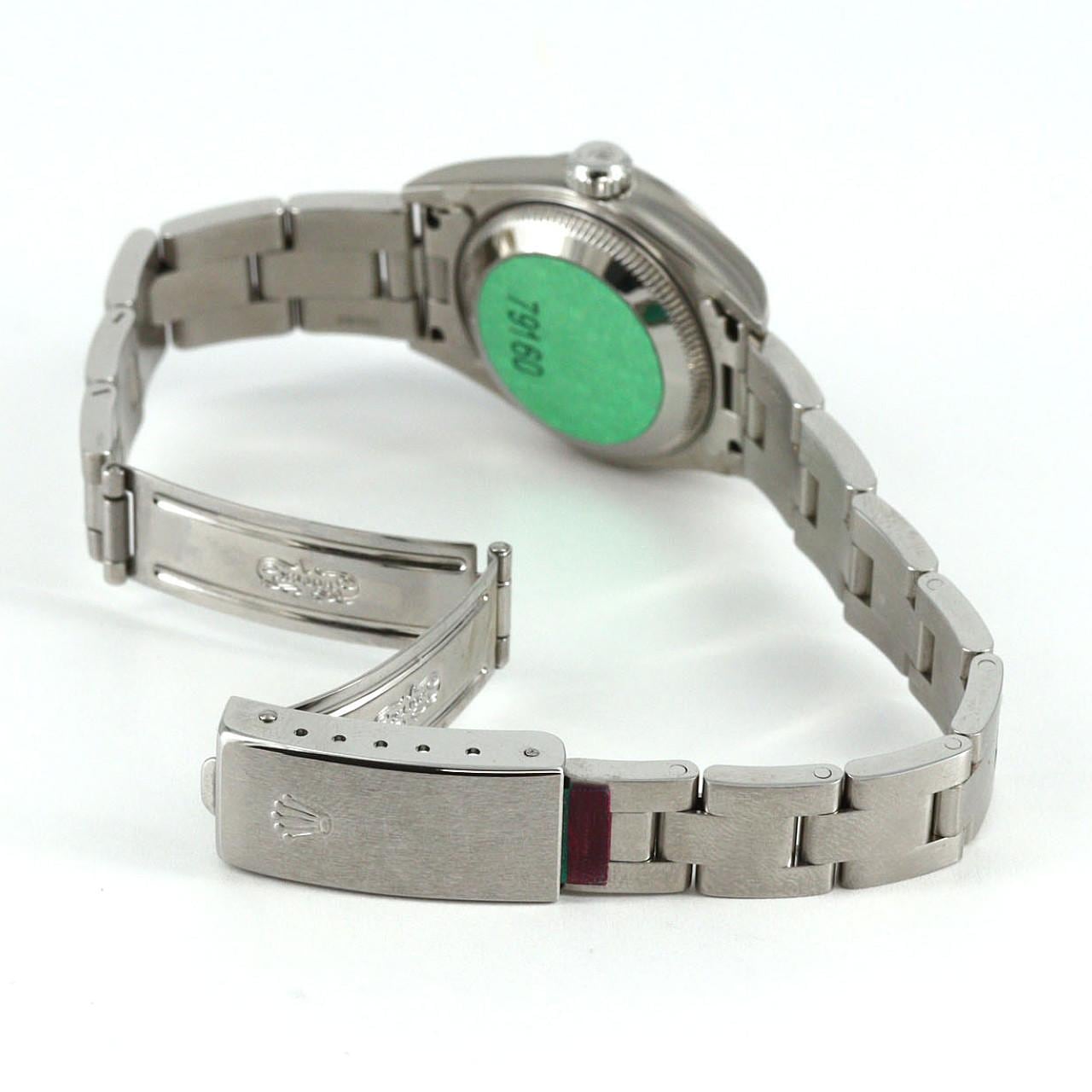 ロレックス オイスターパーペチュアルデイト 79160 SS 自動巻 D番