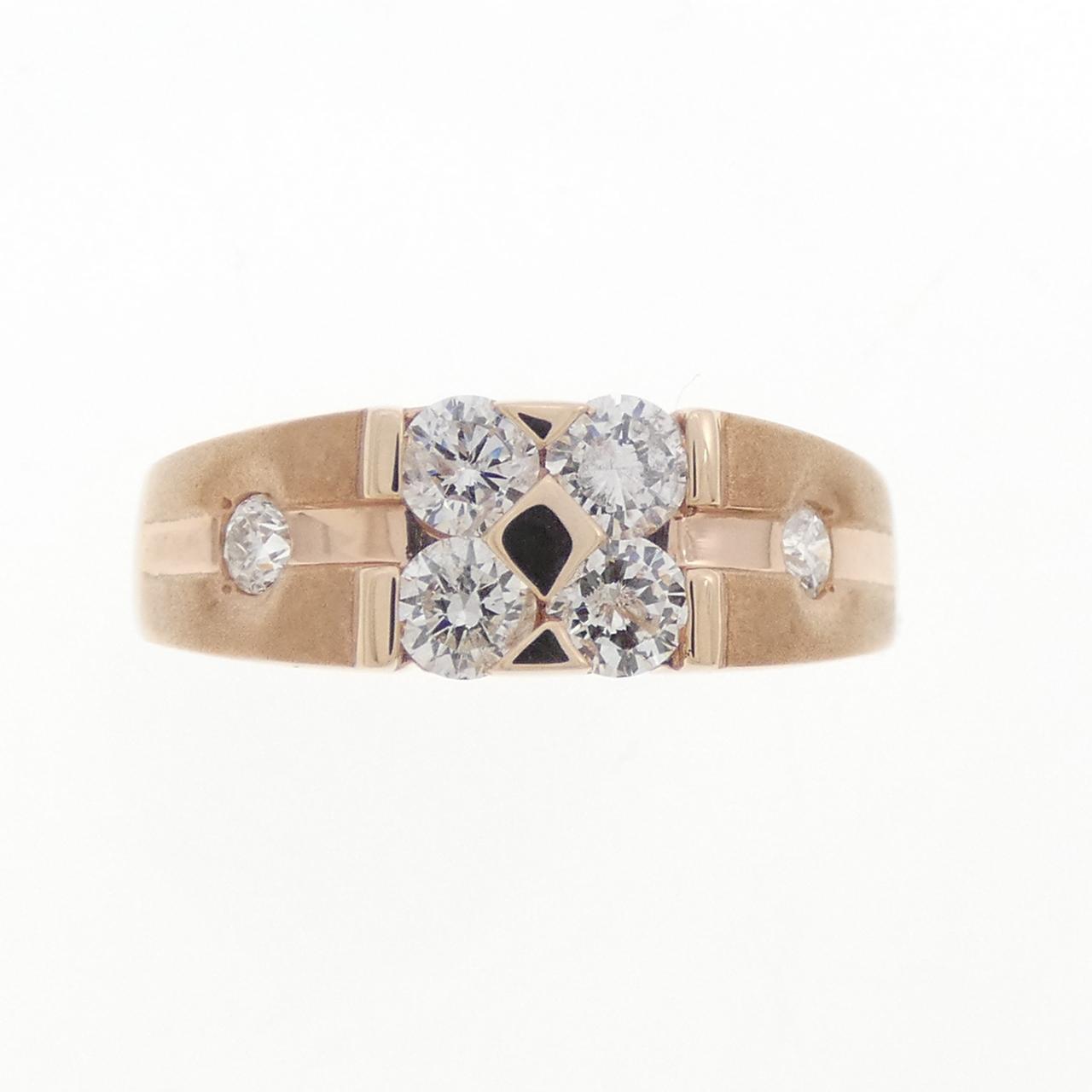 K18PG ダイヤモンド リング 0.52CT