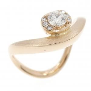 K18PG ダイヤモンド リング 0.211CT