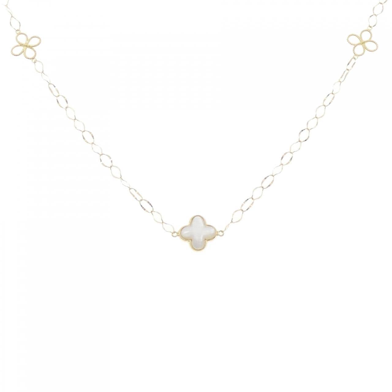 K18YG マザーオブパール ネックレス