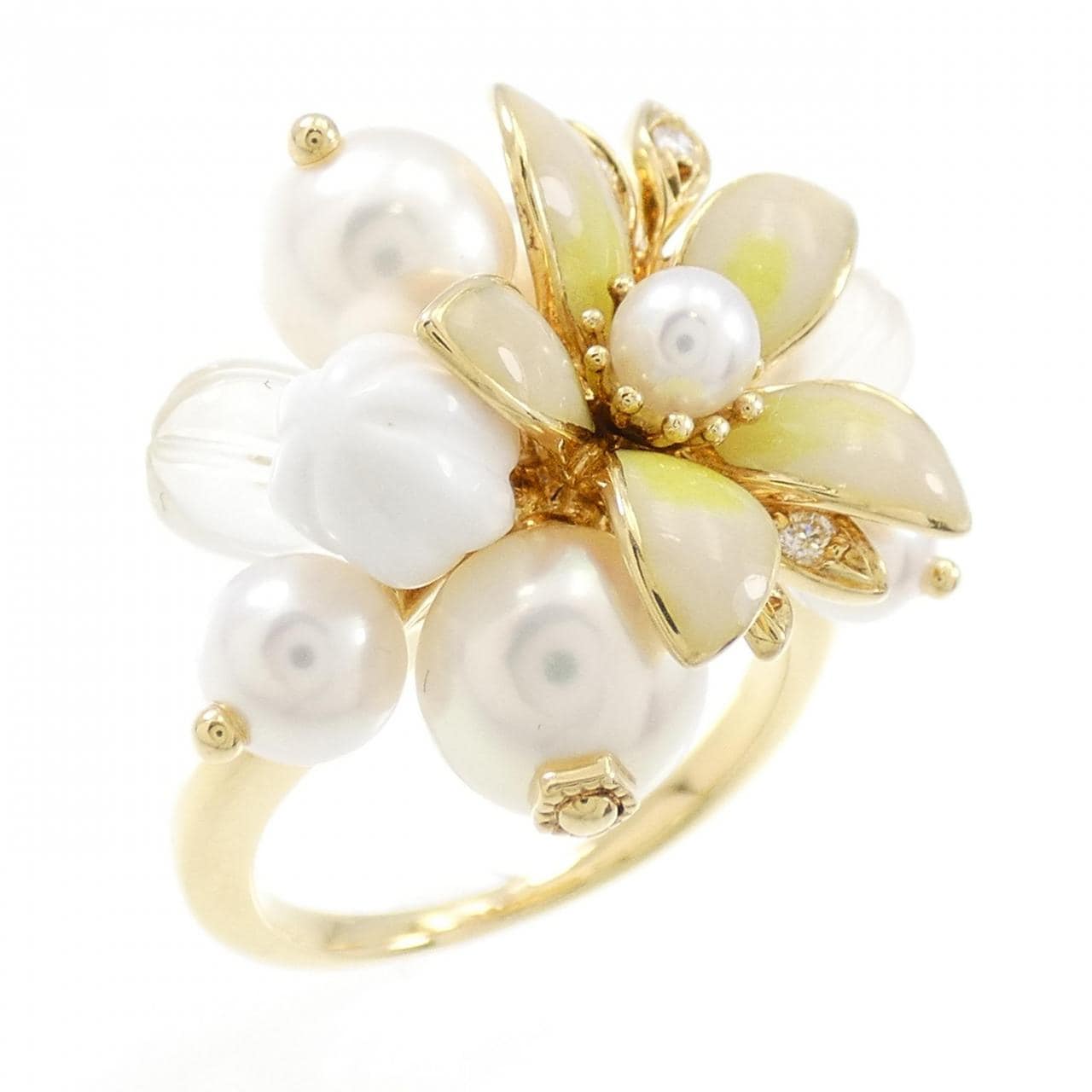 MIKIMOTO color stone ring