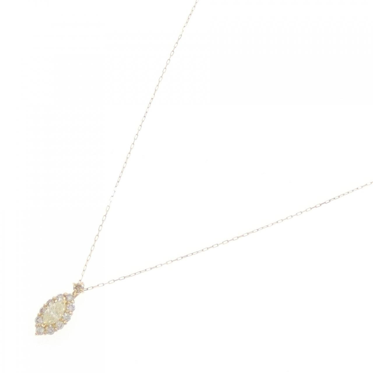 【新品】K18YG ダイヤモンド ネックレス 0.20CT