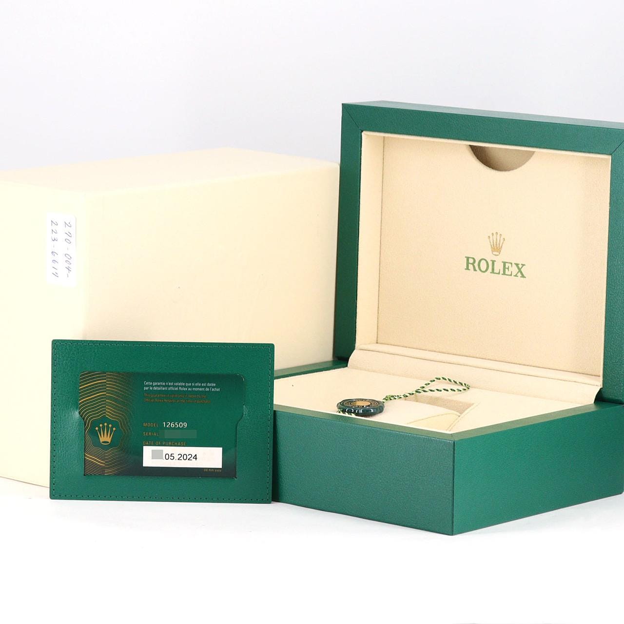 ロレックス デイトナ 126509G WG 自動巻 ランダム番