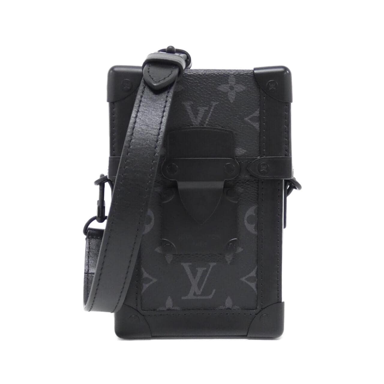 ルイヴィトン モノグラム エクリプス ヴェルティカル トランク ウエアラブル ウォレット M82077 ショルダーバッグ