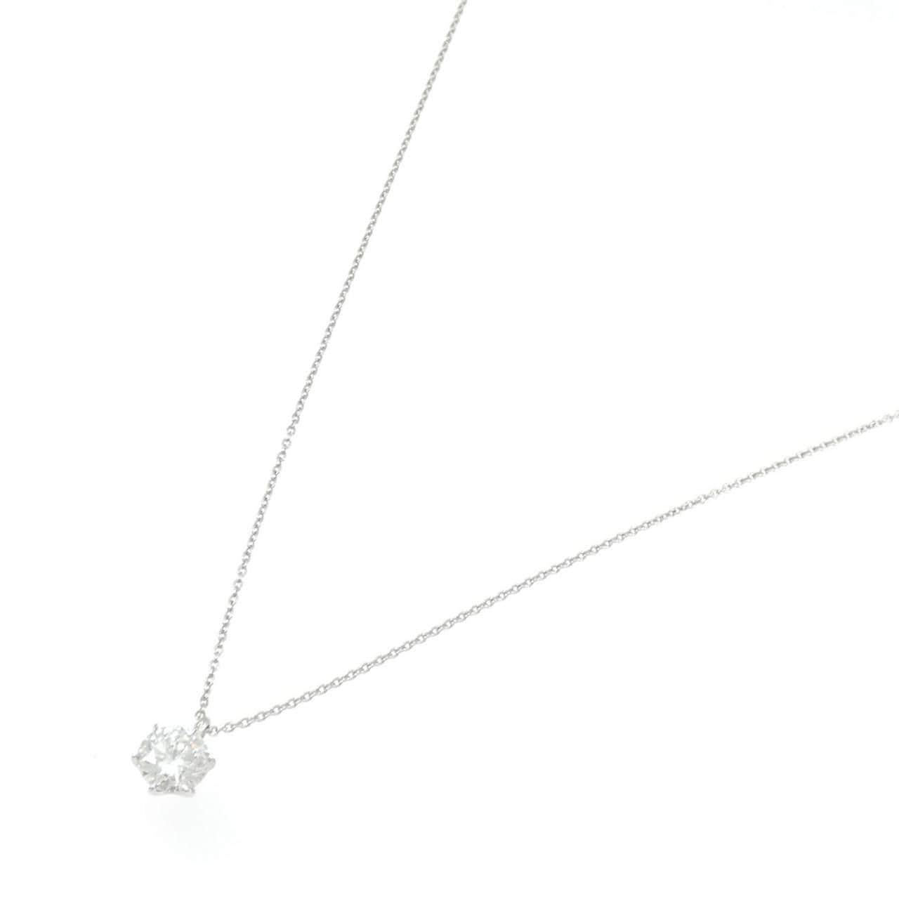 【リメイク】PT900/PT850 ダイヤモンド ネックレス 1.029CT E SI2 EXT