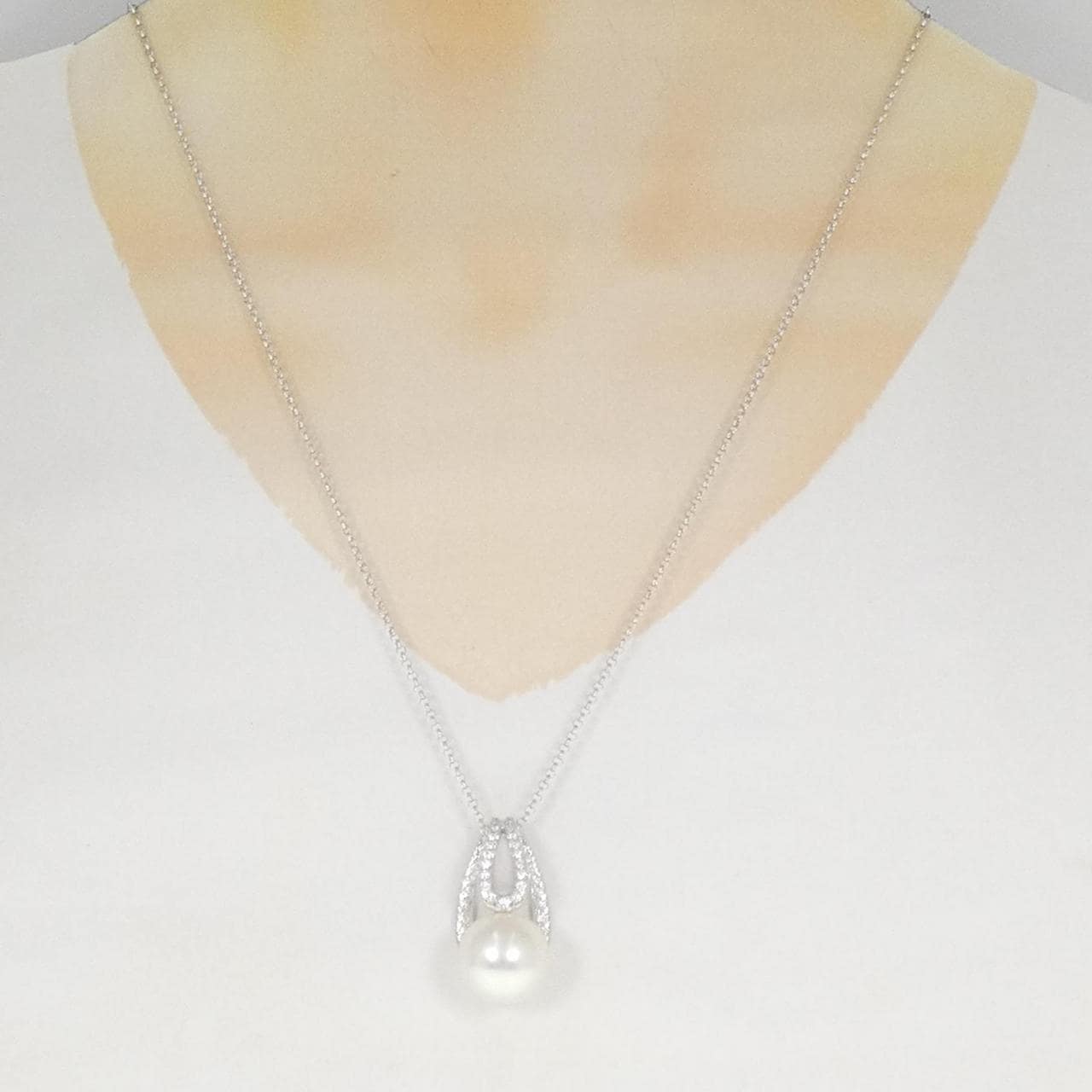 タサキ 白蝶パール ネックレス 14.4mm