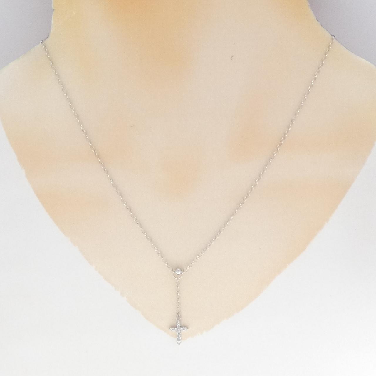PT900/PT850 ダイヤモンド ネックレス 0.15CT