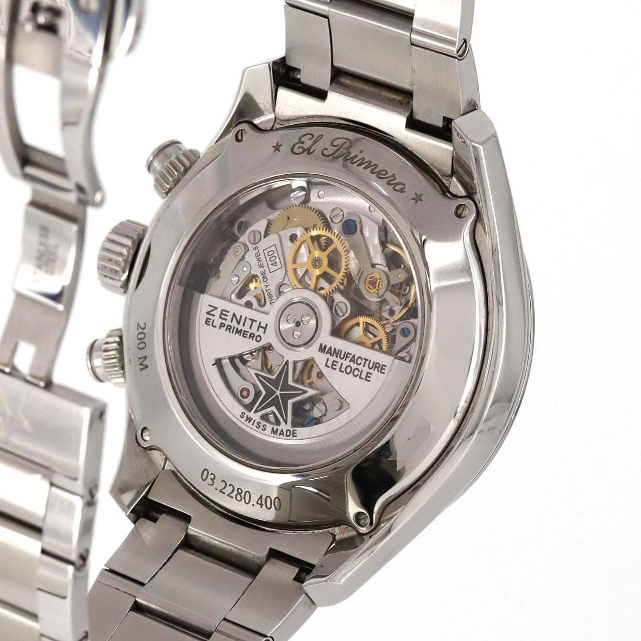 【ノーメンテナンス還元価格】ゼニス エルプリメロスポーツクロノ 03.2280.400/91M2280 SS 自動巻