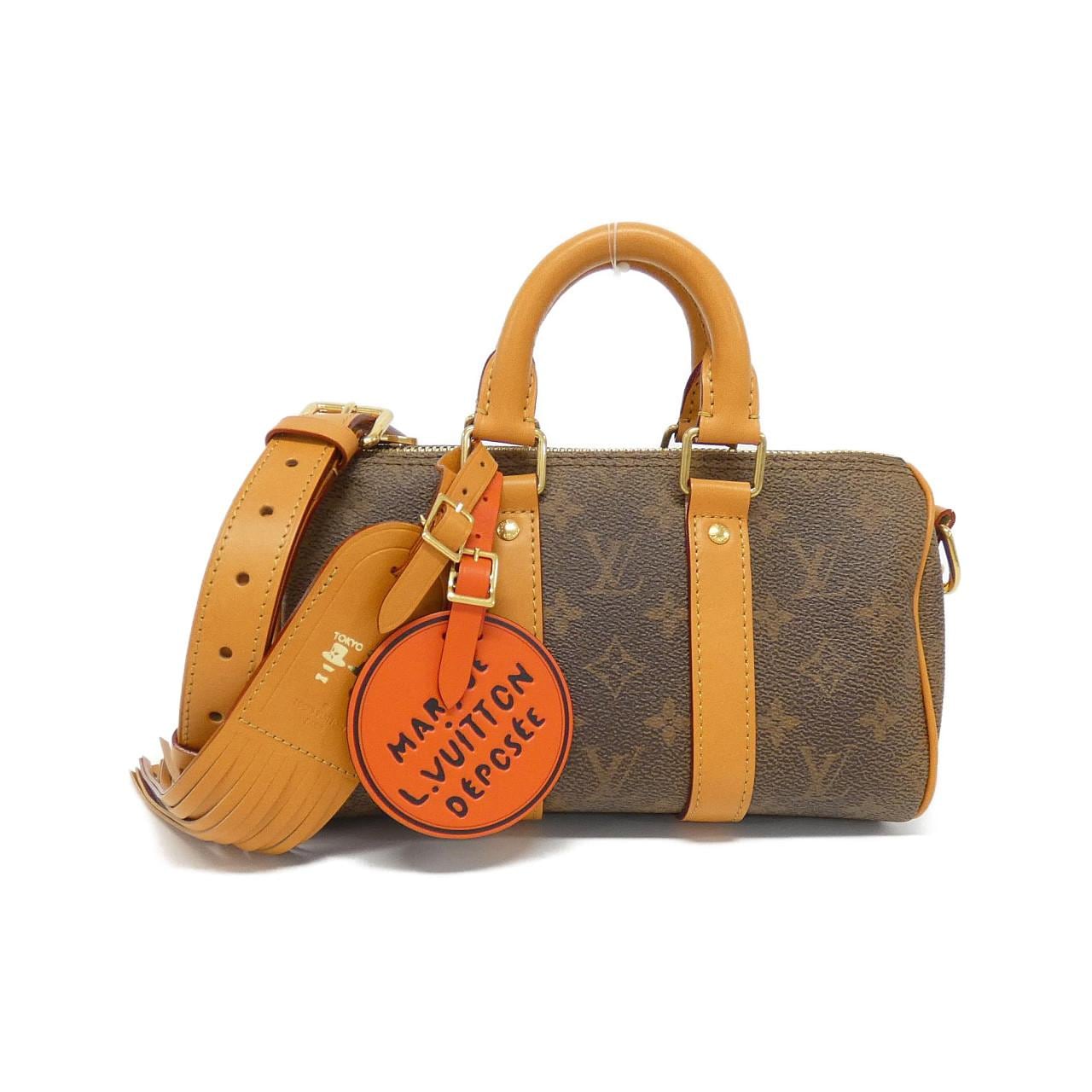 LOUIS VUITTON Monogram Dust Keepall Bandouliere 25cm M11542 Boston Bag