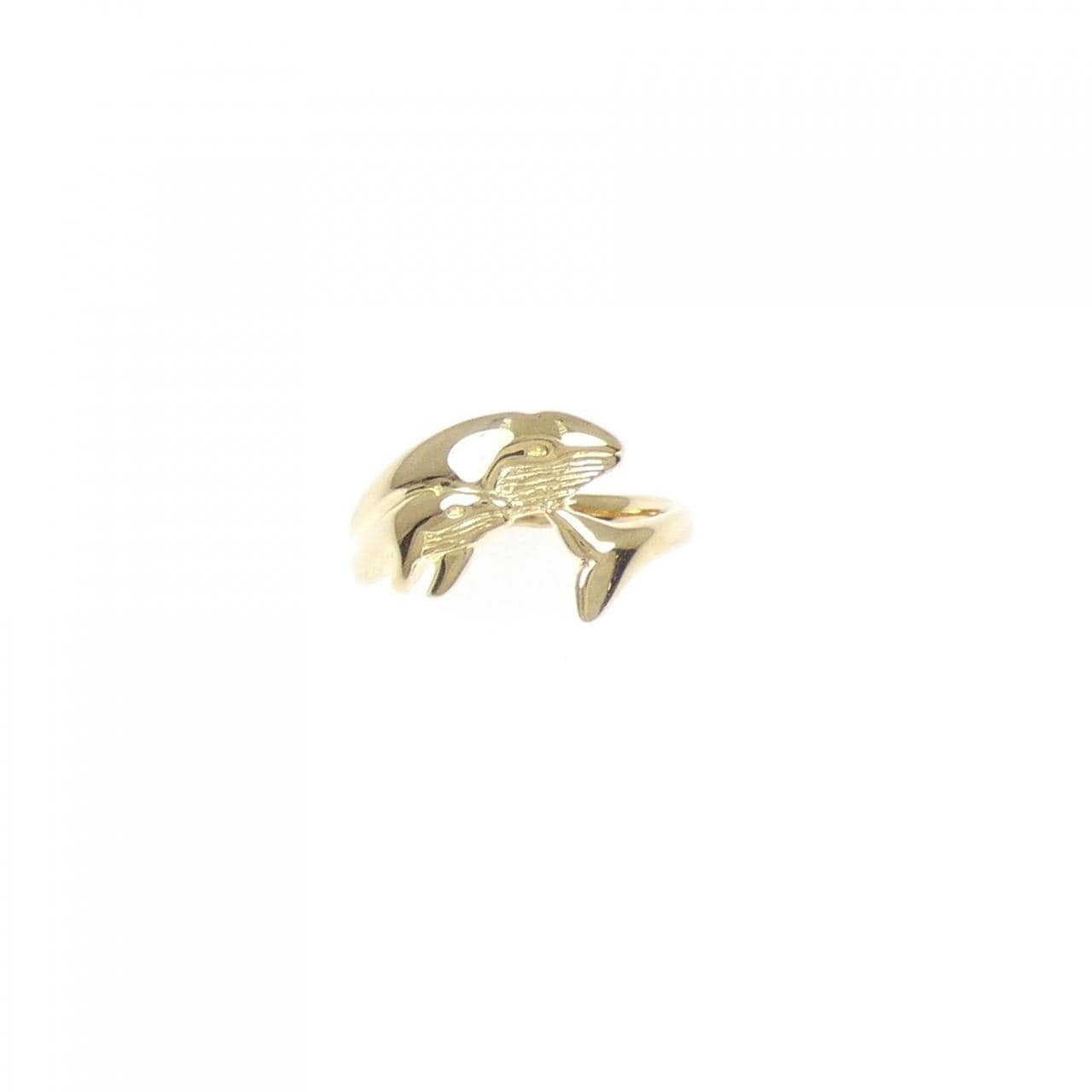 K18YG クジラ リング