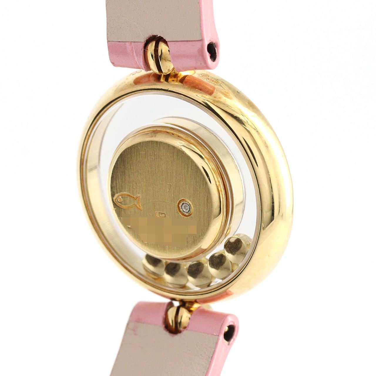 ショパール ハッピーダイヤモンド YG/2D･ラグD･5P 4097 YG クォーツ