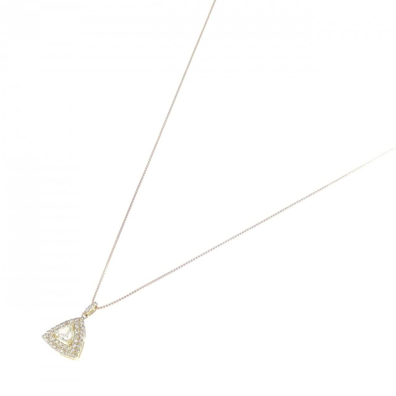 【新品】K18YG ダイヤモンド ネックレス 0.45CT