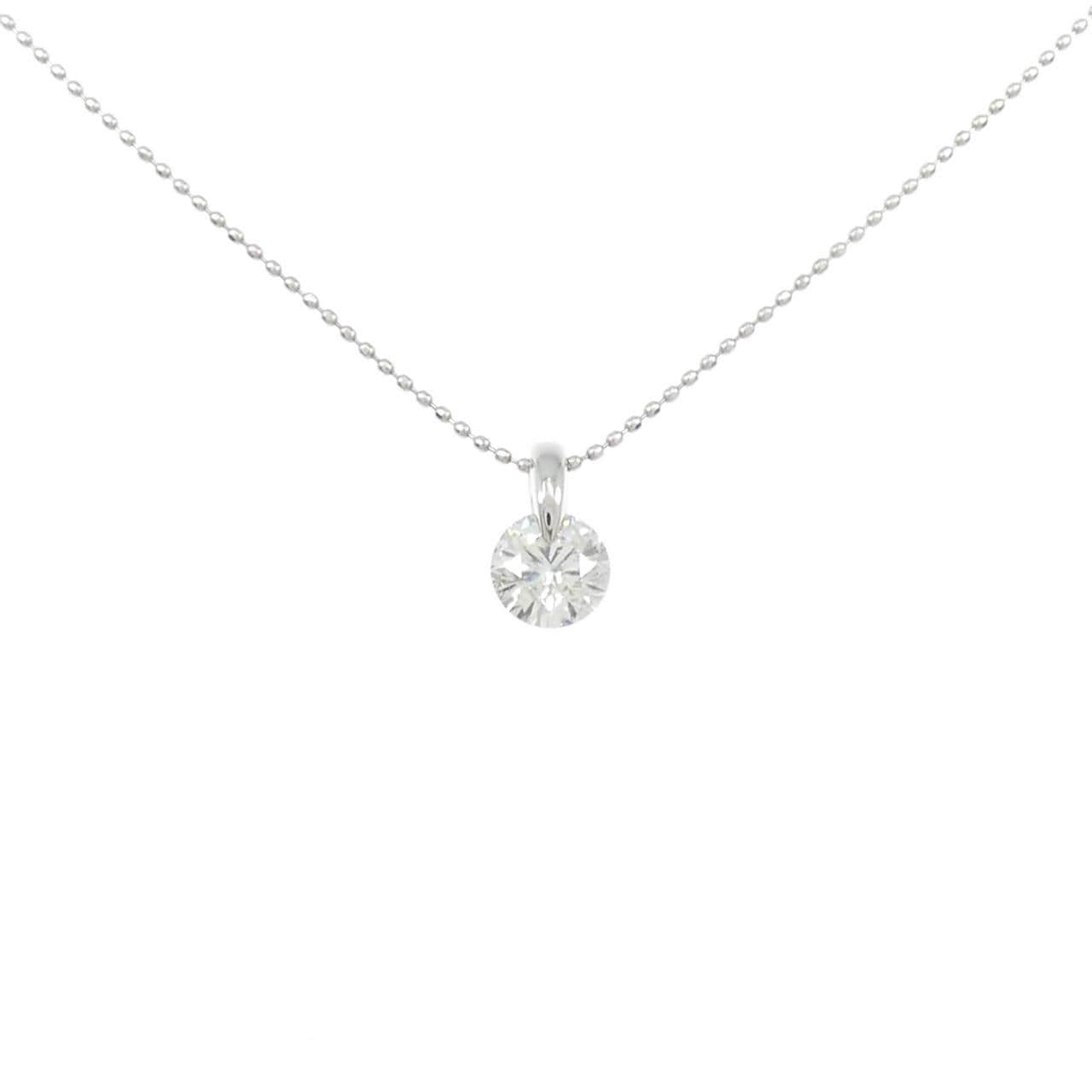 PT900/PT850 ソリティア ダイヤモンド ネックレス 0.784CT