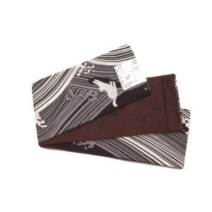 【新品】半幅帯　猫