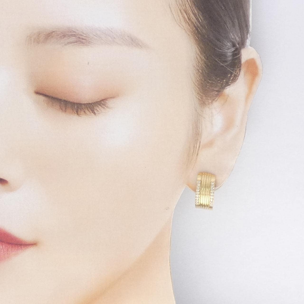 K18YG ダイヤモンド ピアス/イヤリング 0.30CT