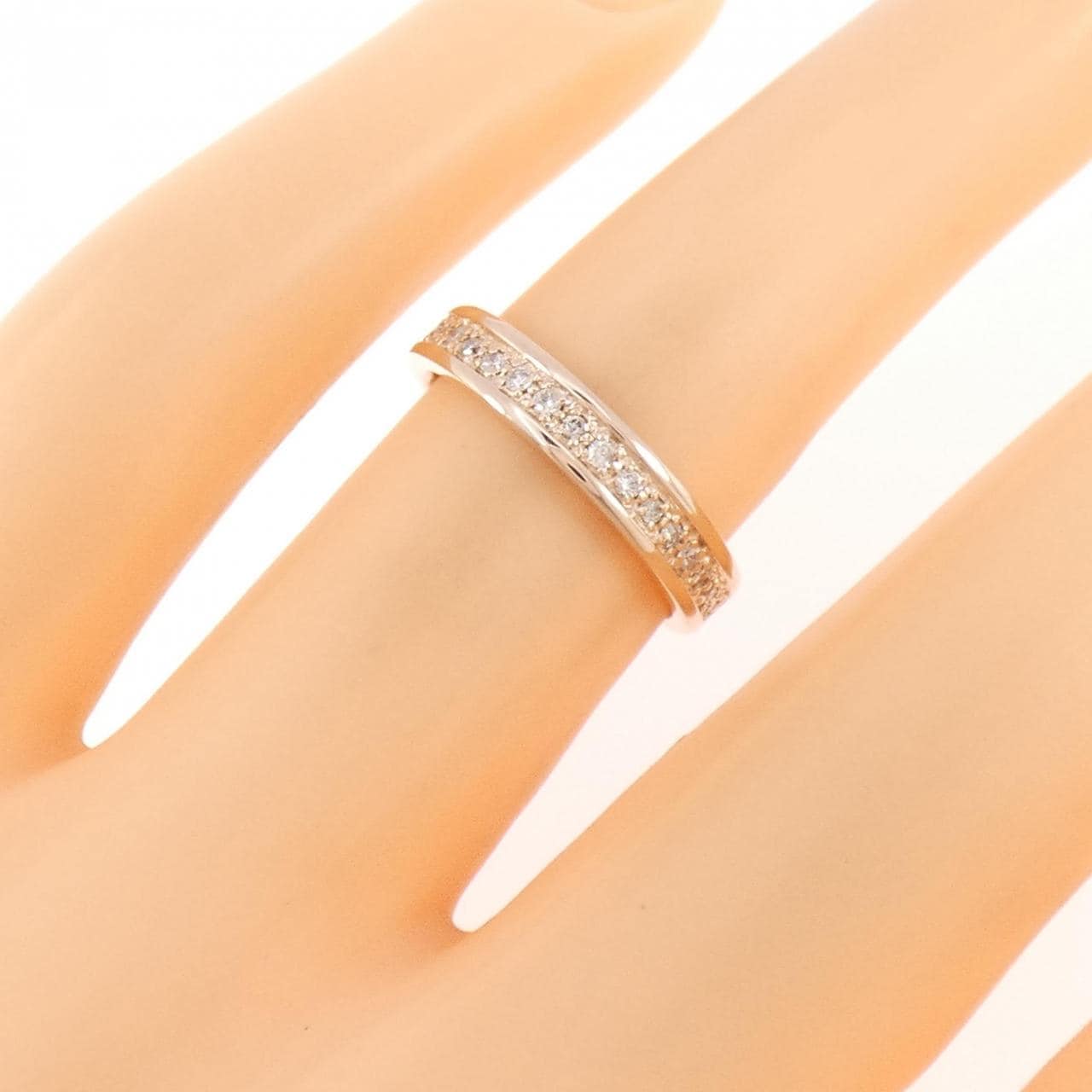 K10PG ダイヤモンド リング 0.13CT