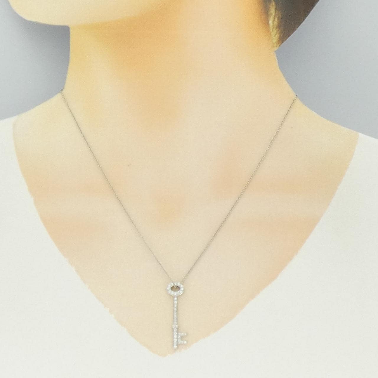 ティファニー オーバル キー ネックレス